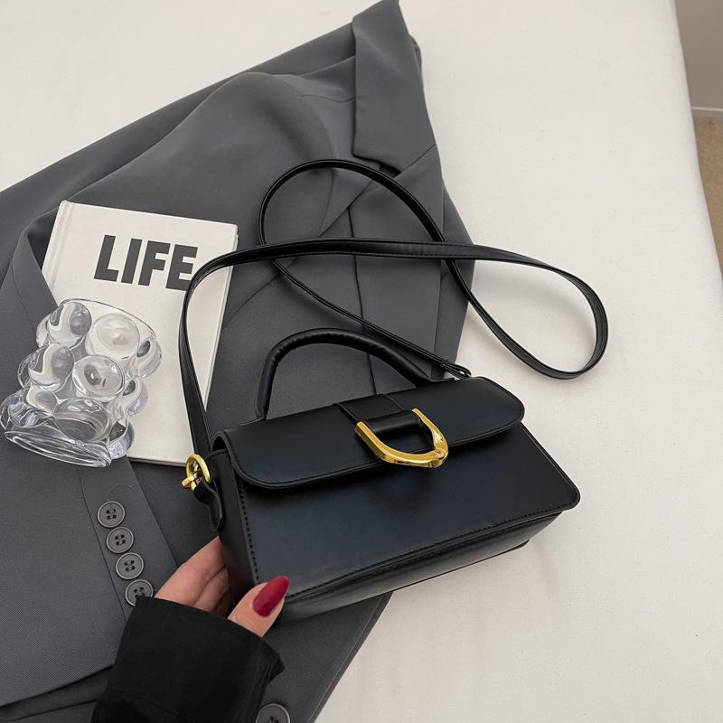 Simple All-Match Women Commuter Crossbody Bags Classic Flap Design Soft Handle Small Handbags Lady Fashion Underarm Bag