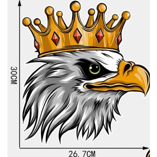 Personalized Cartoon Eagle Car Stickers Auto Bumper Body Window Scratches Cover Waterproof Animal Decals