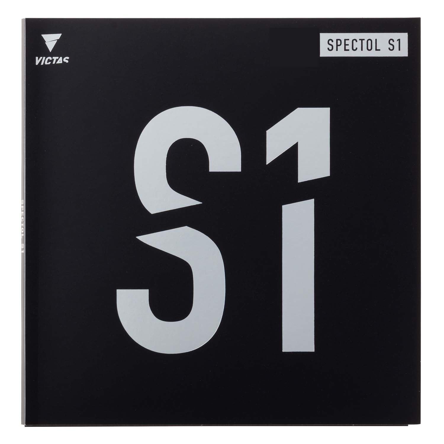 

VICTAS Spectrum S1 Table Tennis 210010 Rubber, Standard, Black, 1.6mm, чёрный