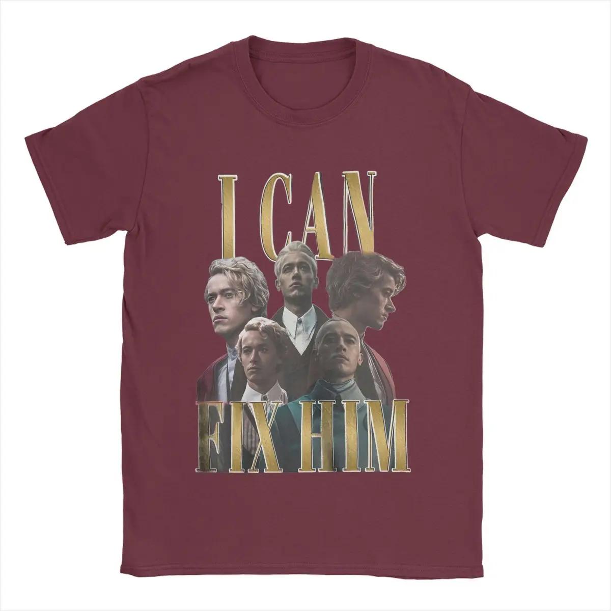 

Футболки для мужчин с надписью «Я могу его починить» от Tom Blyth, 100% хлопок, с круглым вырезом, футболки с коротким рукавом Coriolanus Snow, топы больших размеров XXXXXL