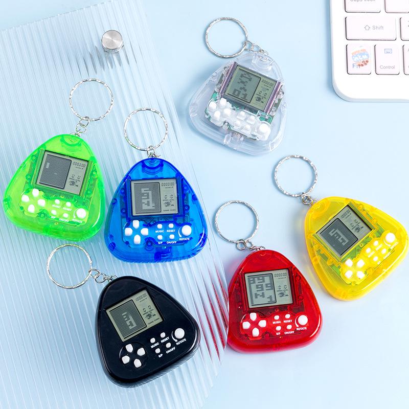 Mini Tetris Handheld Game Keychain Pendant
