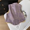 2025 early spring new embroidered vest vest women's luxury retro jacquard button top