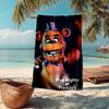 Ultra-Soft Beach Towel with Freddy Theme,Ideal for Pool - Camping, Diving - Perfect Travel Essential, Vibrant Beach Towel.