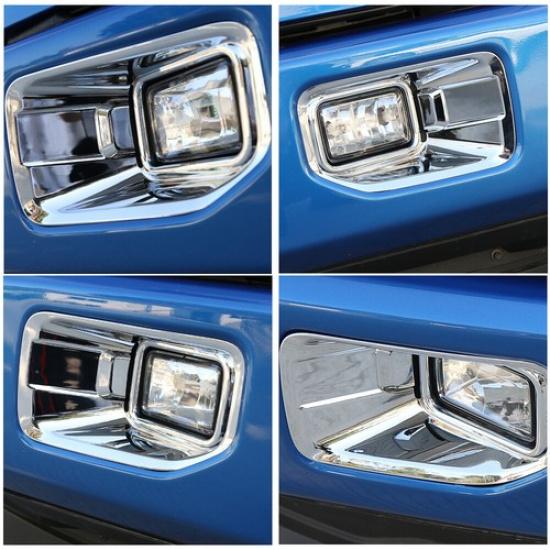 Chrome Front Fog Light Lamp Frame Cover Trim For Ford F150 2015-2017 XLT