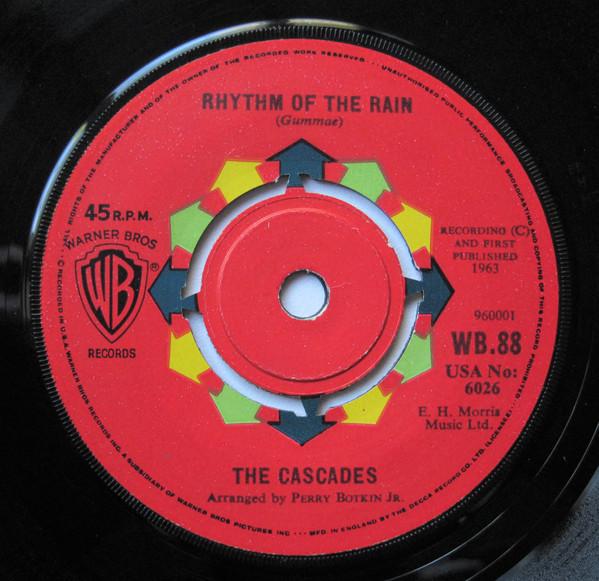 

7inch Record CASCADES - Rhythm Of The Rain WB88 Warner Bros. Re 1963 UK Rock Used