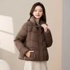 Fashion Stand-up Collar Cotton Clothes Women's Short Models New Winter Small Bread Clothes Thick Coat