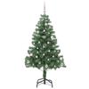 Christmas Tree with 150 LEDs and Stand Green 150 cm PVC