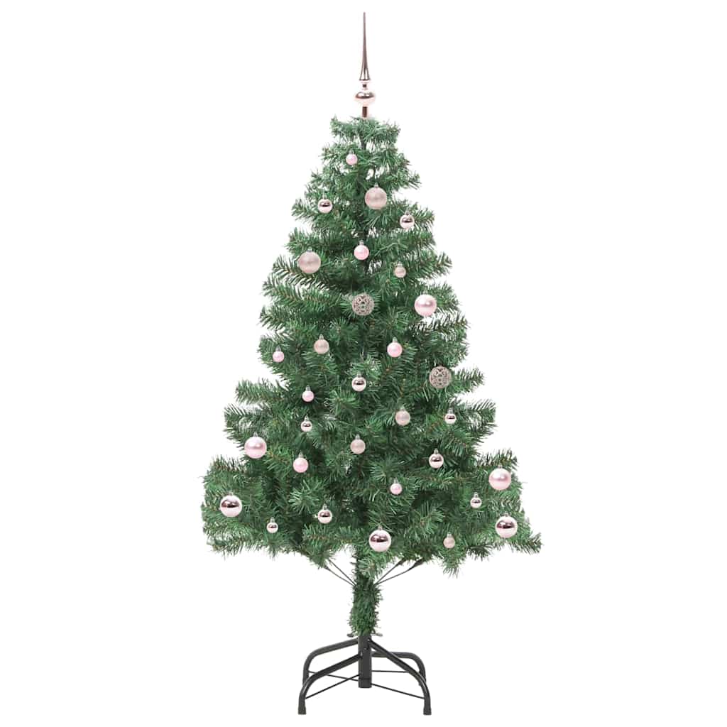 Christmas Tree with 150 LEDs and Stand Green 150 cm PVC