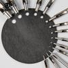 WUTA SPC Hole Punch Set, 10 Sizes, Belt Punch, Round Hole Punch, Leather Punch (0.5, 1, 1.5, 2, 2.5, 3, 3.5, 4, 4.5, 5mm)