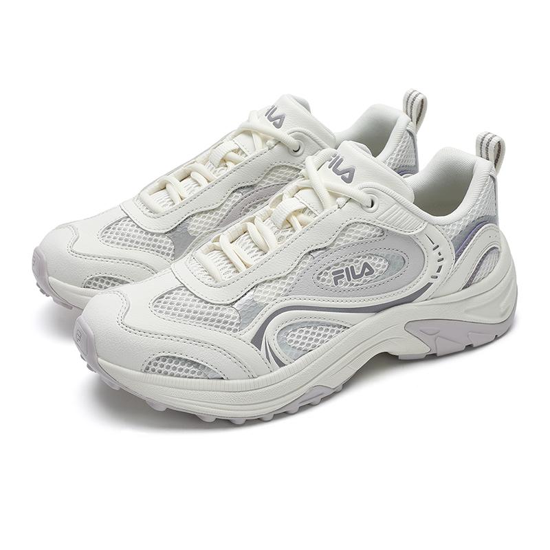 New FILA FLUXION Sichuan Flow Shoes Low Top Casual Shoes Women's White Purple F12W532115FSC