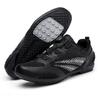 Foreign trade mesh breathable bicycle shoes cycling shoes men and women road bike lock shoes mountain bike shoes