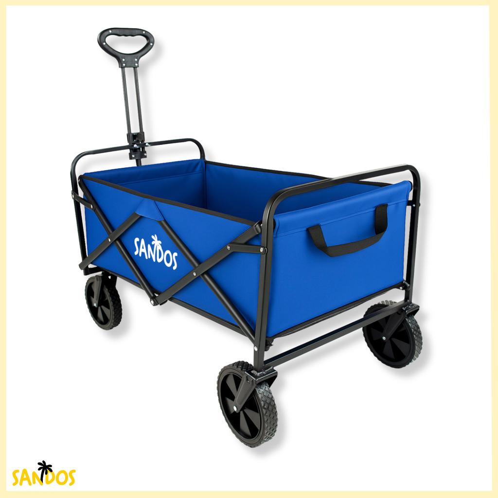Sunshine beach cart blue foldable tourist beach camping 100kg