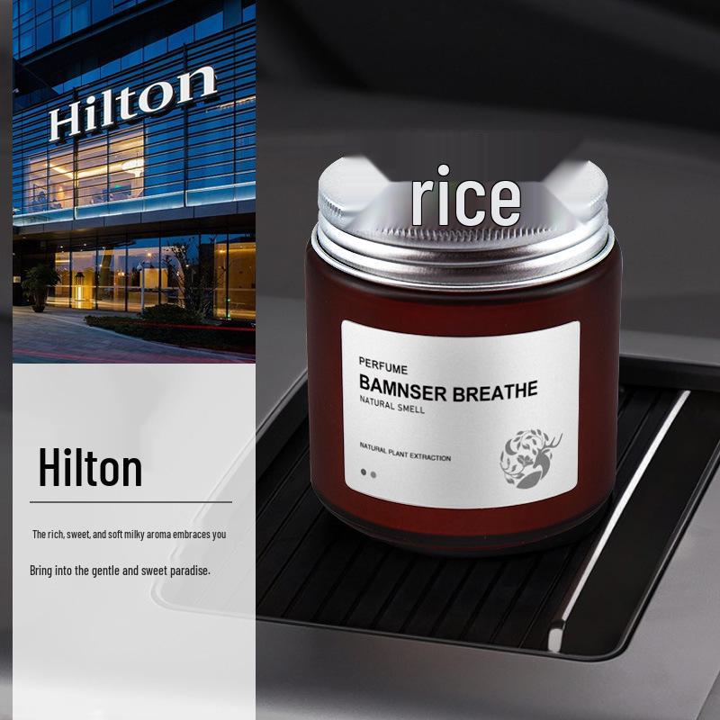 High-End Car Air Freshener Solid Balm: Perfume Ornament and Odor Eliminator