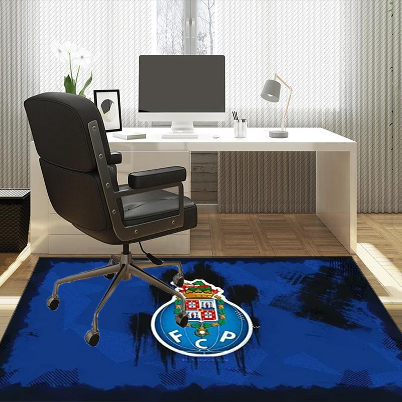 Fc Porto Crest Design Carpet, Chair Rug,Rug for Office Bedroom living rooms, Doormat decor Fan Gift Christmas Gift