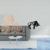 Tropical Palm Bull Leaves Creative Jungle Resin Sculpture Modern Abstract Figurine Wooden Wall Art