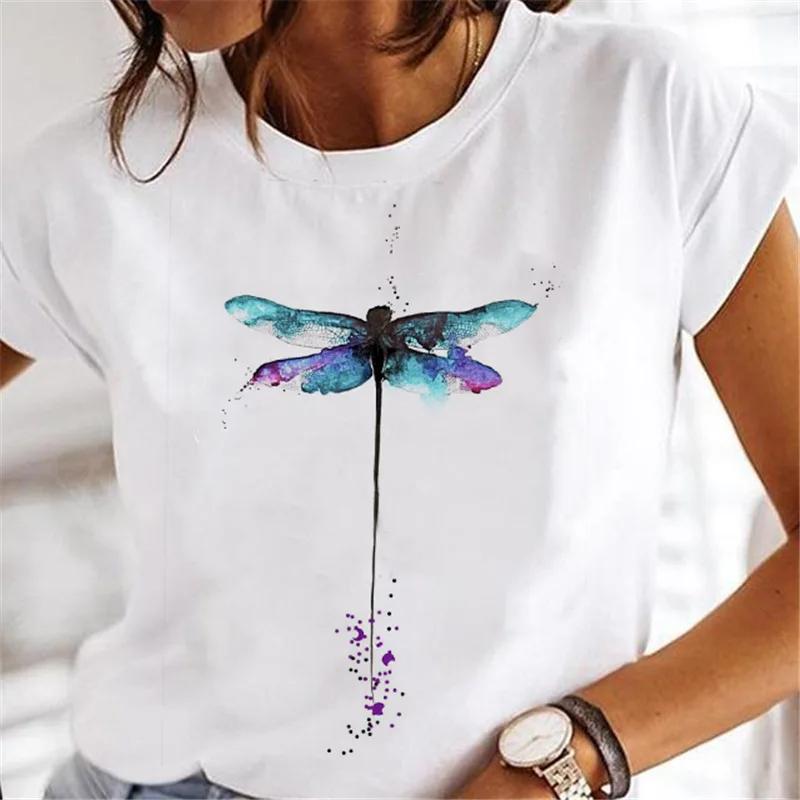 Women's Printed Short-sleeved T-shirt Clothing Tops Casual Loose Daily Clothing