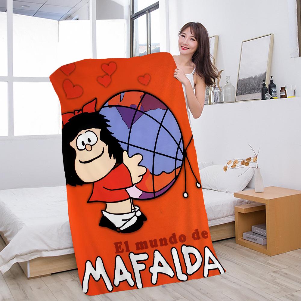 Cartoon M-Mafalda Microfiber Beach Towel Absorbent Quick dry Soft Yoga Swimming Resort Mountain Climbing Towel