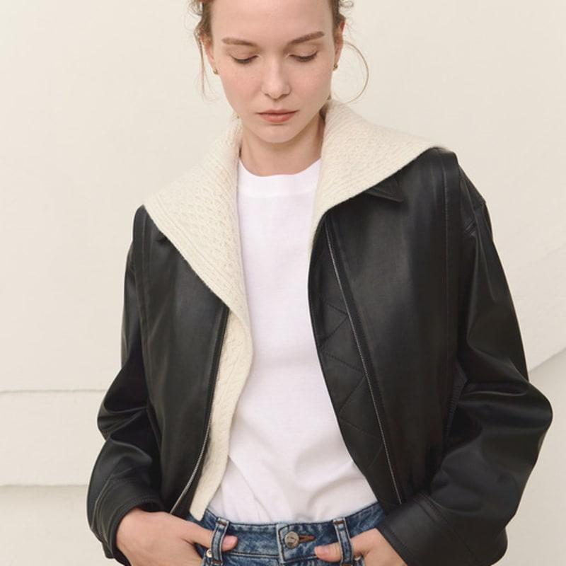 MOON J HOODED CABLE-KNIT MERINO SCARF - IVORY