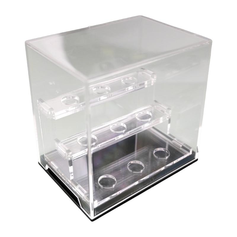 Acrylic Crystal Display Box For Gemstones And Mineral Collection High Transparency Dustproof Designs Storage Box