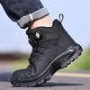 Safety Anti-collision Anti-puncture Not Tired Feet Lightweight Wear-resistant Grip Non-slip Men's Construction Site Work Labor Protection Shoes