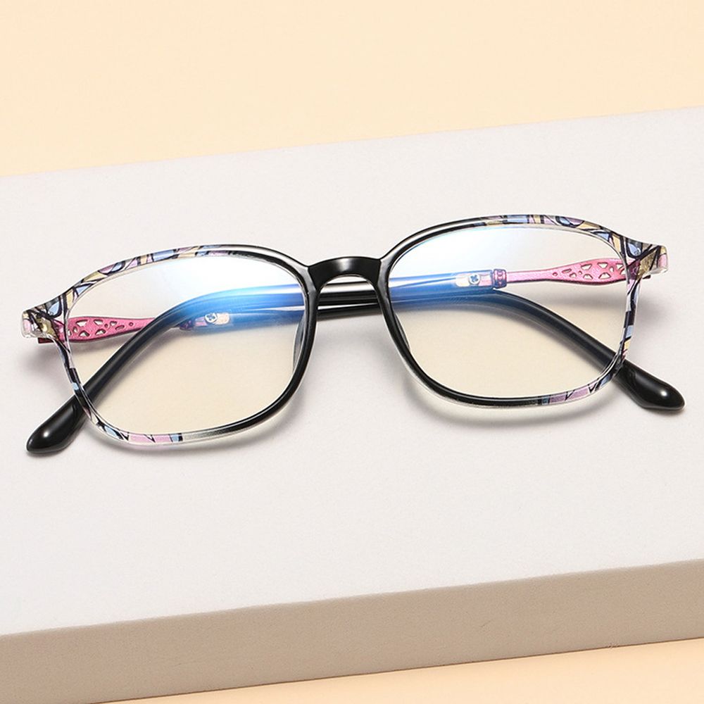 

Anti Blue Light Reading Glasses Women Hyperopia Eyewear Presbyopia Eyeglasses Computer Eyeglasses red-200