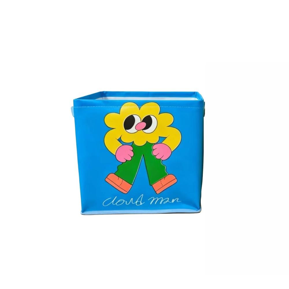 Waterproof Foldable Storage Basket Cartoon Print Car Trunk Organizer New Laundry Hamper Home