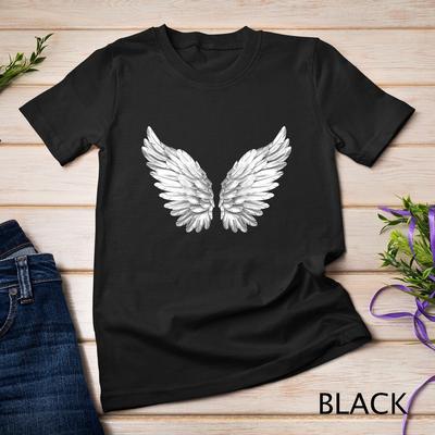 Weiße Engelsflügel Freedom Angelwings Für Männer und Frauen Engel Unisex T-Shirt