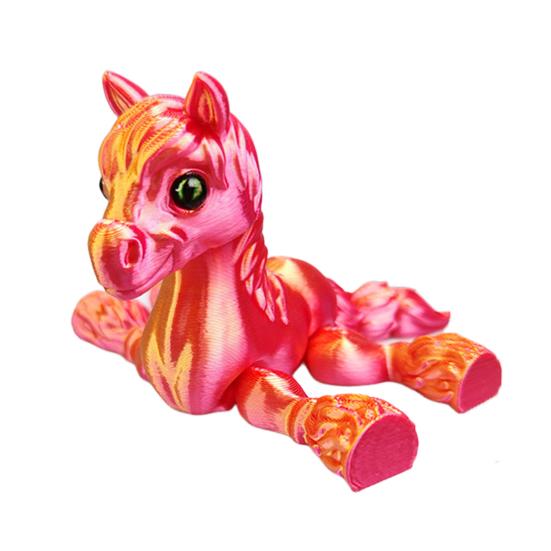3D tištěná hračka kůň kloubový kůň s flexibilními klouby úleva od stresu stolní mazlíček fidget hračka pro hru a vystavení dárek pro děti