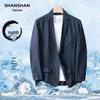 SHANSHAN Men's 100% Linen Lightweight Blazer