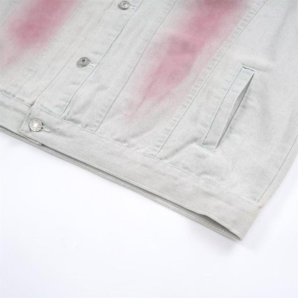 Retro Hong Kong-stil Herr Casual Arbetskläder Jacka - Långärmad, Lös Passform, Trendigt Ytterplagg