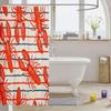 Nautical Lobster Pattern Waterproof Shower Curtain 180X180Cm - Funny Marine Theme Fabric Bath Curtain For Kids & Adults