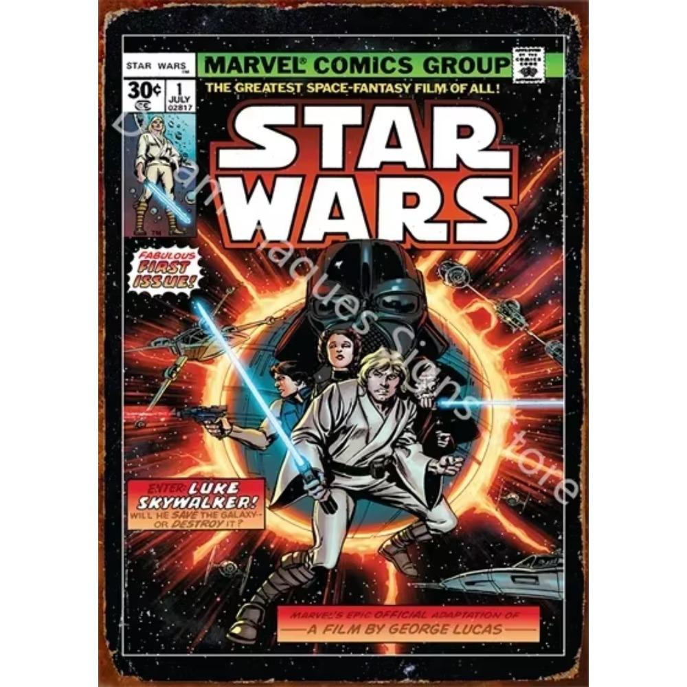 Movie Vintage Metal Sign Retro Cinema Wall Art Poster for Home Room Decor Aesthetic Wall Decoration Plaque Gift for Movie Lovers