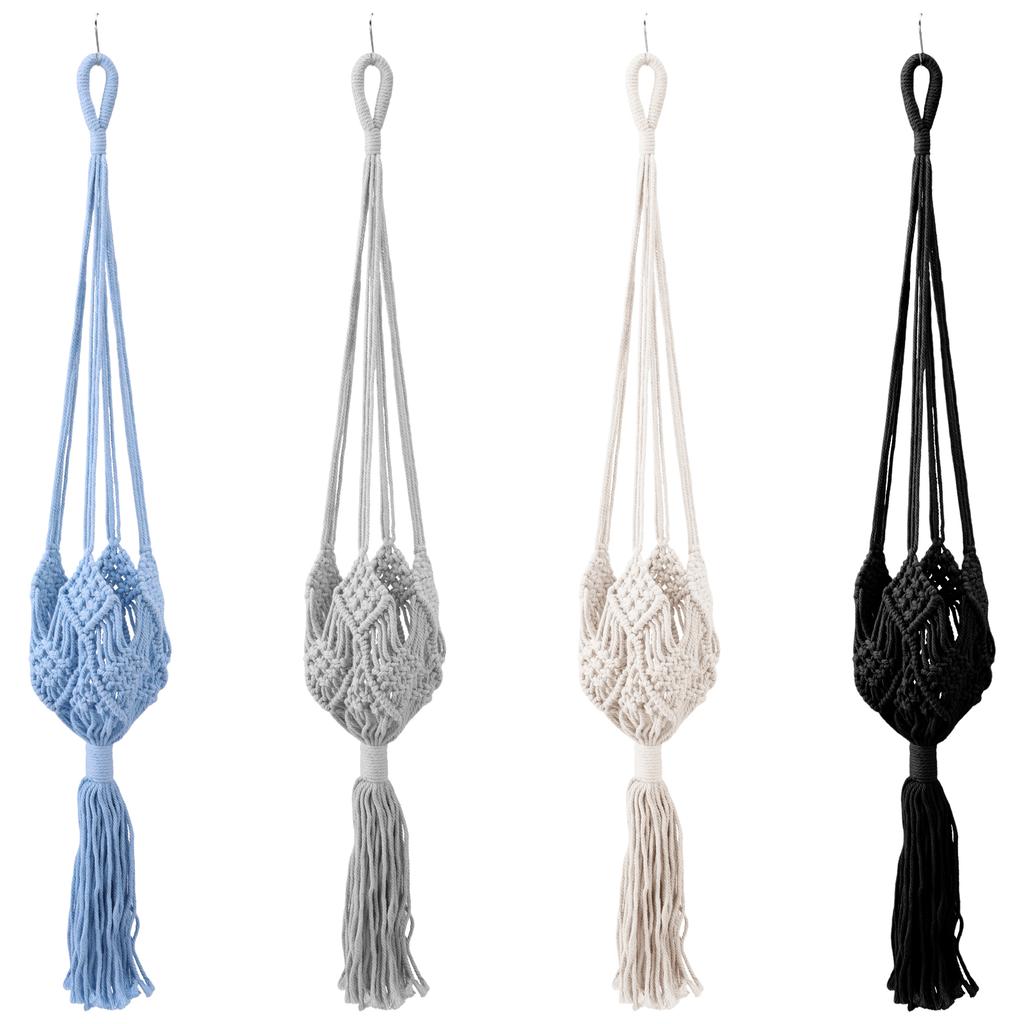 Plant Hangers Flower Pot Net Bohemia Macrame Plant Holder Handmade Wall Decor Garden Planter Hanging Baskets