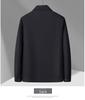 Popular Men's Spring Lapel Jacket for Middle-Aged & Elderly - Casual Dad's Coat for Civil Servants