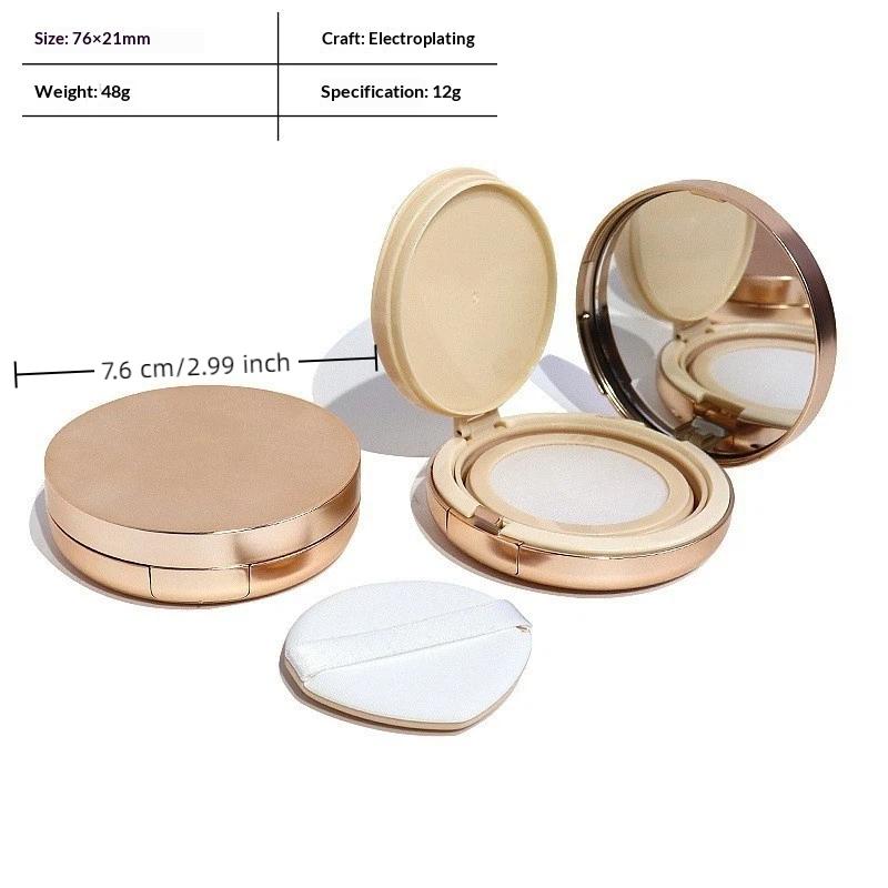 Portable Air Cushion Box With Puff With Mirror Compact Foundation Case Bb Cream Container Makeup Tools Diy