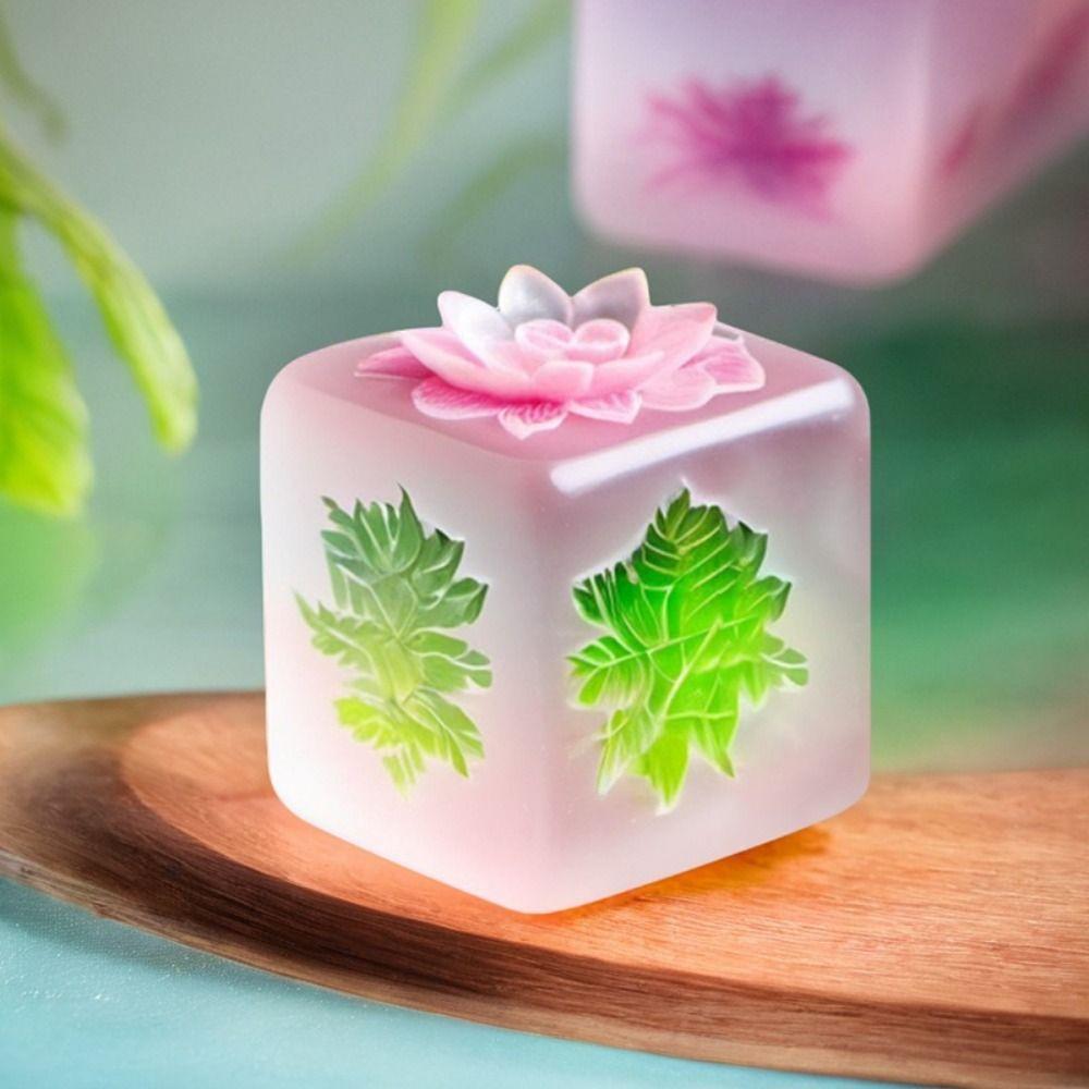 

Silicone Bean Paste Cake Mould Chinese Style Dim Sum Mould Flower Ice Molds Mid- Autumn Festival
