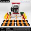 Speed Bump & Traffic Scene Model Toys: Cars, Cones, Signs, Lights, Plates