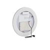 LED Bathroom Mirror 3 Color Anti-fog Wall Mounted Round Vanity Mirror 60cm
