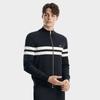 Fila Heritage Classic Einfach Mode Lässig Vielseitig Bequem Gestrickte Jacke Herrenjacken Legendär-Blau F11M618406FNV