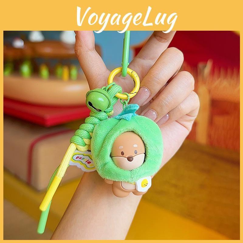Dachshund Pacpas Plush Vegetable Head Cover Keyring For Daily Use Gift And