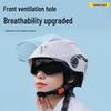 3C Certified Summer Electric Motorcycle Helmet: Sun Protection, Safety, Universal Fit for Men and Women