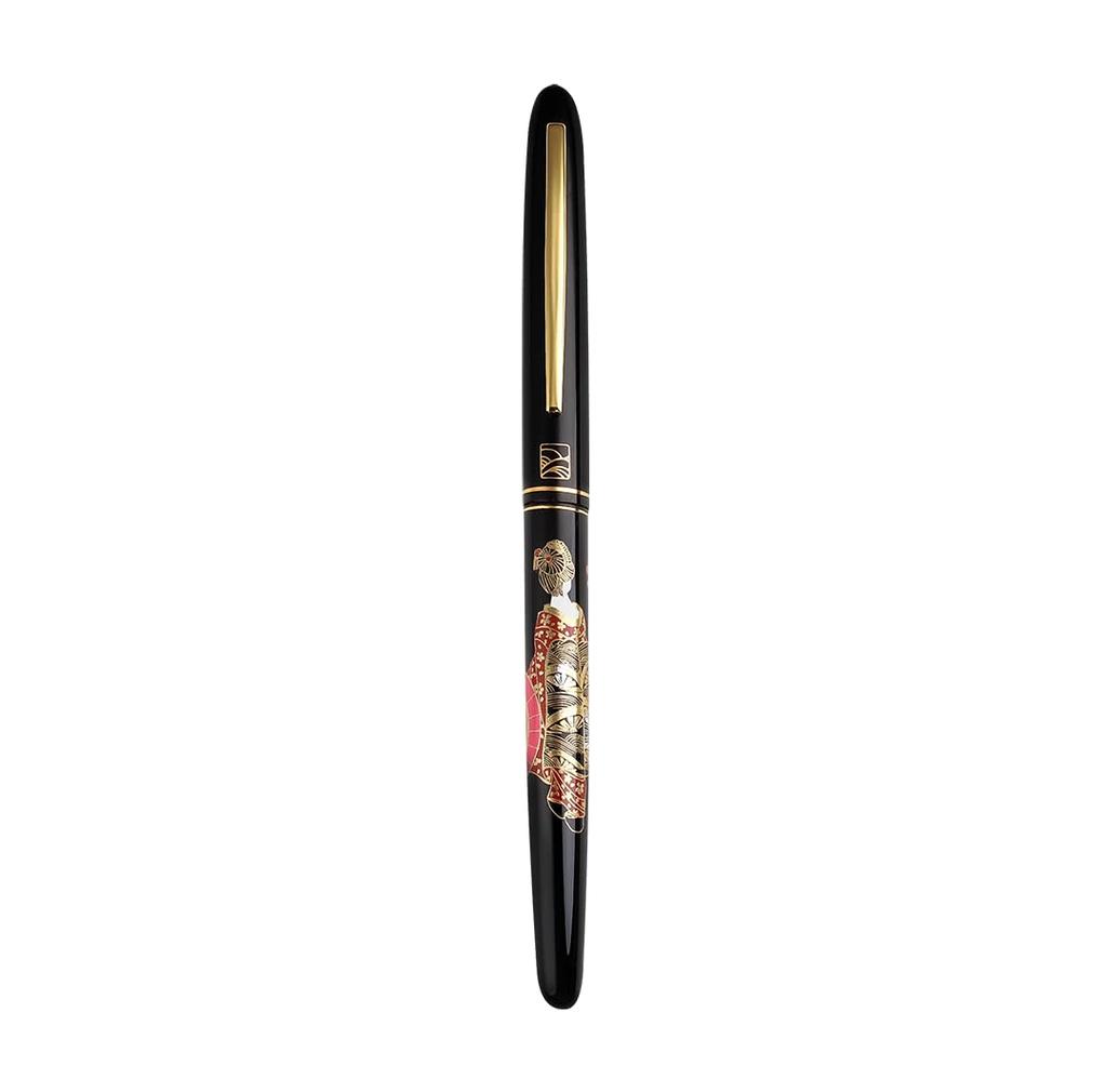 WANCHER Kuretake Modern Hana Maiko Fountain Limited Edition HANA MAIKO Fine Maki-e Pen, (F Nib)