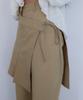 OURO Pleats Skirt Layered Pants [ Camel ]