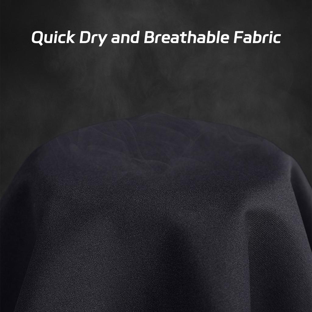 Women Breathable Cycling Shorts Quick Dry Comfortable High Elasticity Shorts with Pocket Black L
