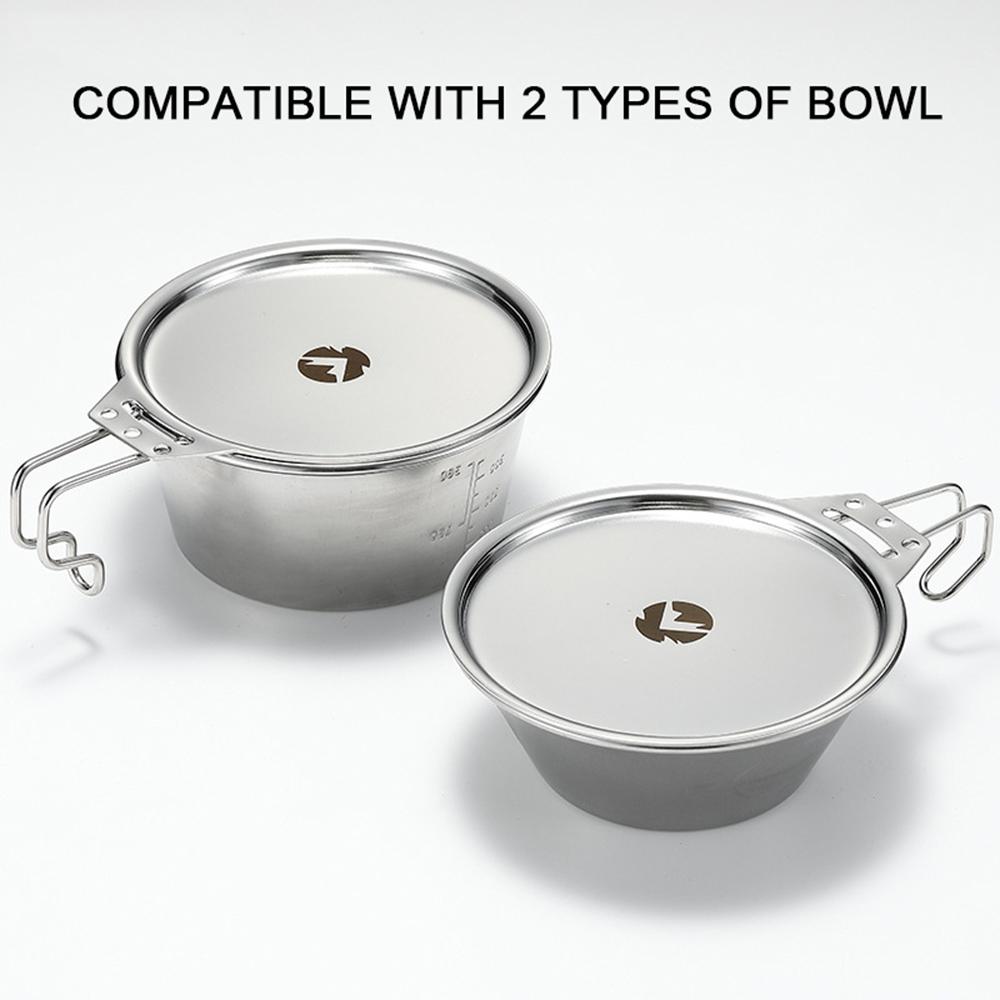 Camping Sierra-kopp i rostfritt stål Lätt och kompakt Campinggryta Vandring Kaffemugg Skålkopp