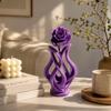 Scandinavian Style Rose Sculpture Hollow Design Art Ornament Abstract Art Ornament  Office