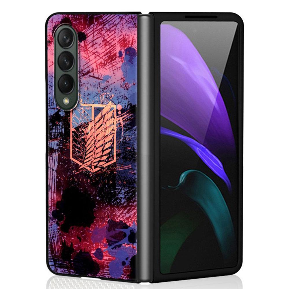 

Чехол для мобильного телефона Samsung Galaxy ZFold4 Z Fold4 5G Z Fold3 ZFold3 Z Fold 3 Z Fold Attack On Titan Logo Hard PC Cover Anime Samsung Z Fold4 5G