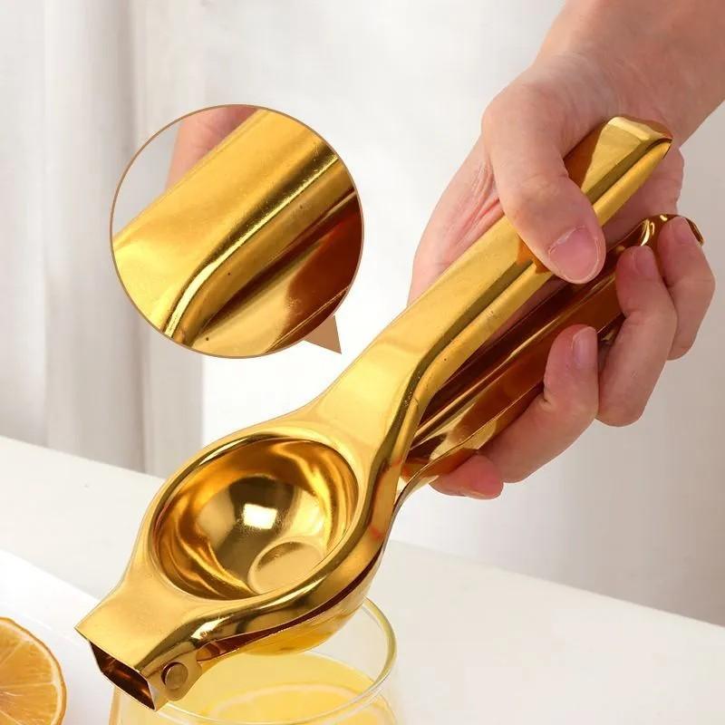 Stainless Steel Lemon Juicer Press Multifunctional Juicer Manual Lemon Clip Home Fruit Juicer