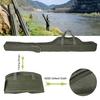 Outdoor Fishing Rod Pole Reel Lures Box Storage Bag Adjustable Shoulder Strap (Green1.5m)