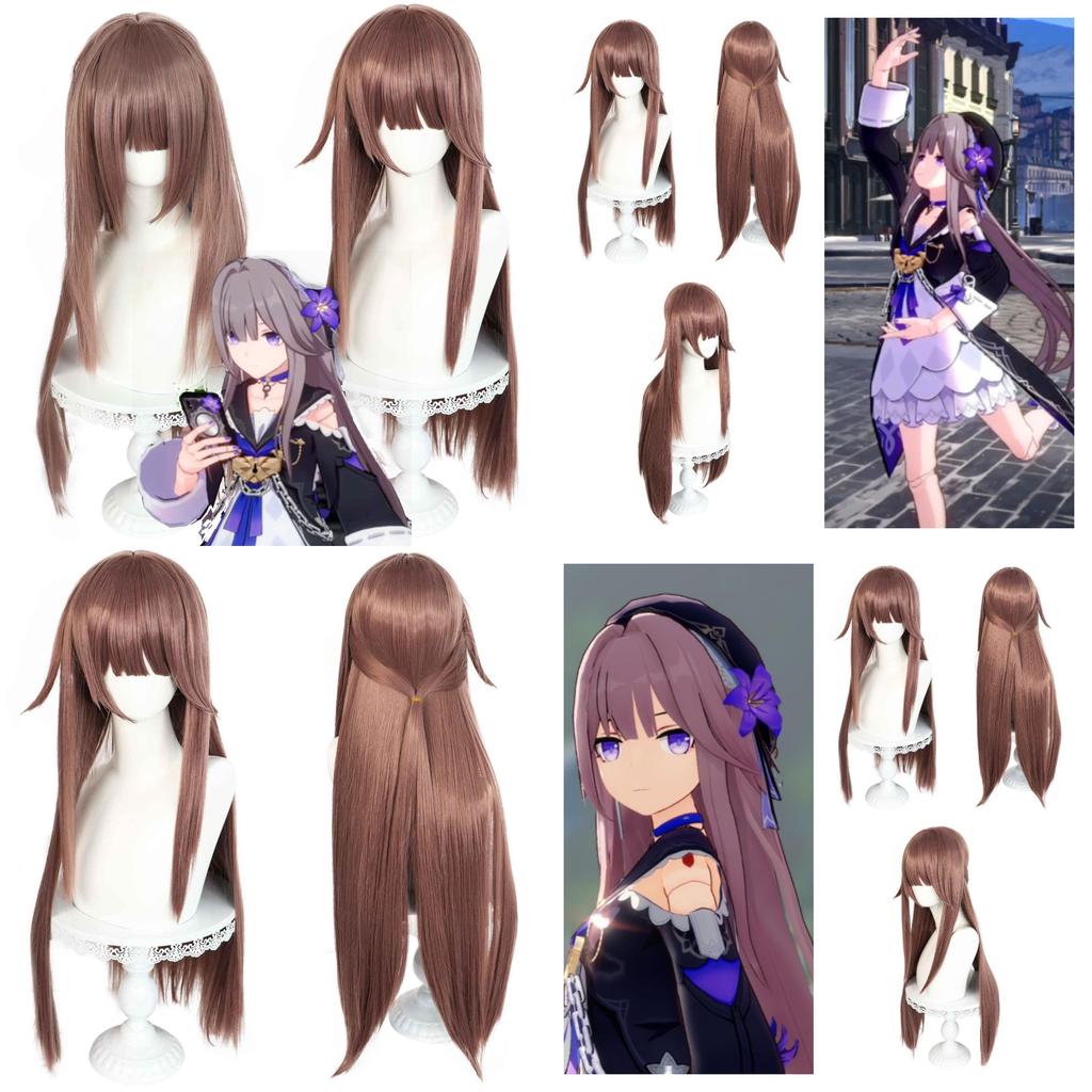 Honkai Star Rail Herta Cosplay Wig With Natural Scalp Appearance And Ombre Gradient
